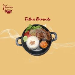 Nasi   Talua Barendo   Es Teh