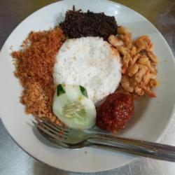 Nasi Udang Empal   Telor (k)