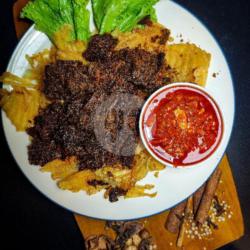 Dendeng Balado Kering Kentang Goreng