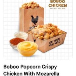 Boboo Popcorn Crispy Chicken With  Mozza Cheese Sauce