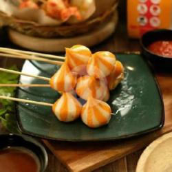 Sate Dumpling Keju Bakar