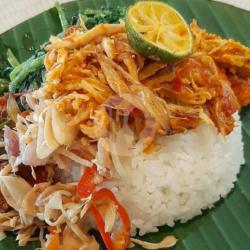 Nasi Gonde Ayam Panggang Bawang Lemo