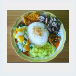 Nasi Pecel   Cumi