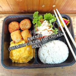 Premium Golden Egg Chicken Roll