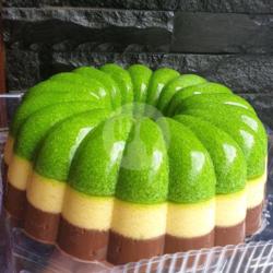 Puding Lumut Pandan Butter Coklat Lkp Vla Coklat