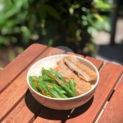 Vegan Ricebowl Katsu King Oyster Mushroom ( Made By Order, Gluten Free, No Garlic, No Msg, No Onion )