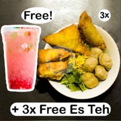 3x Bakso Campur Gratis 1x Cocopandan Mojito Dan 3x Es Teh