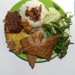 Telur   Tempe Goreng