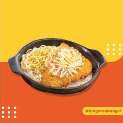 Cheese Chicken Katsu White Cream