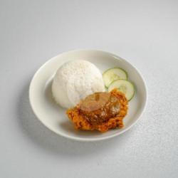 Paket Ayam Geprek Saus Rendang