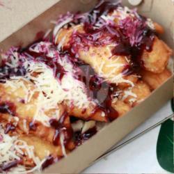 Pisang Keju Bluberry Goreng Dadakan