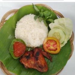 Nasi Sayap Bakar Madu  Es Teh