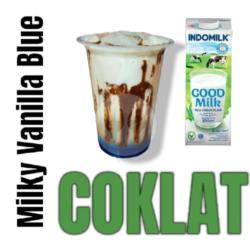 Coklat Milky Vanilla Blue