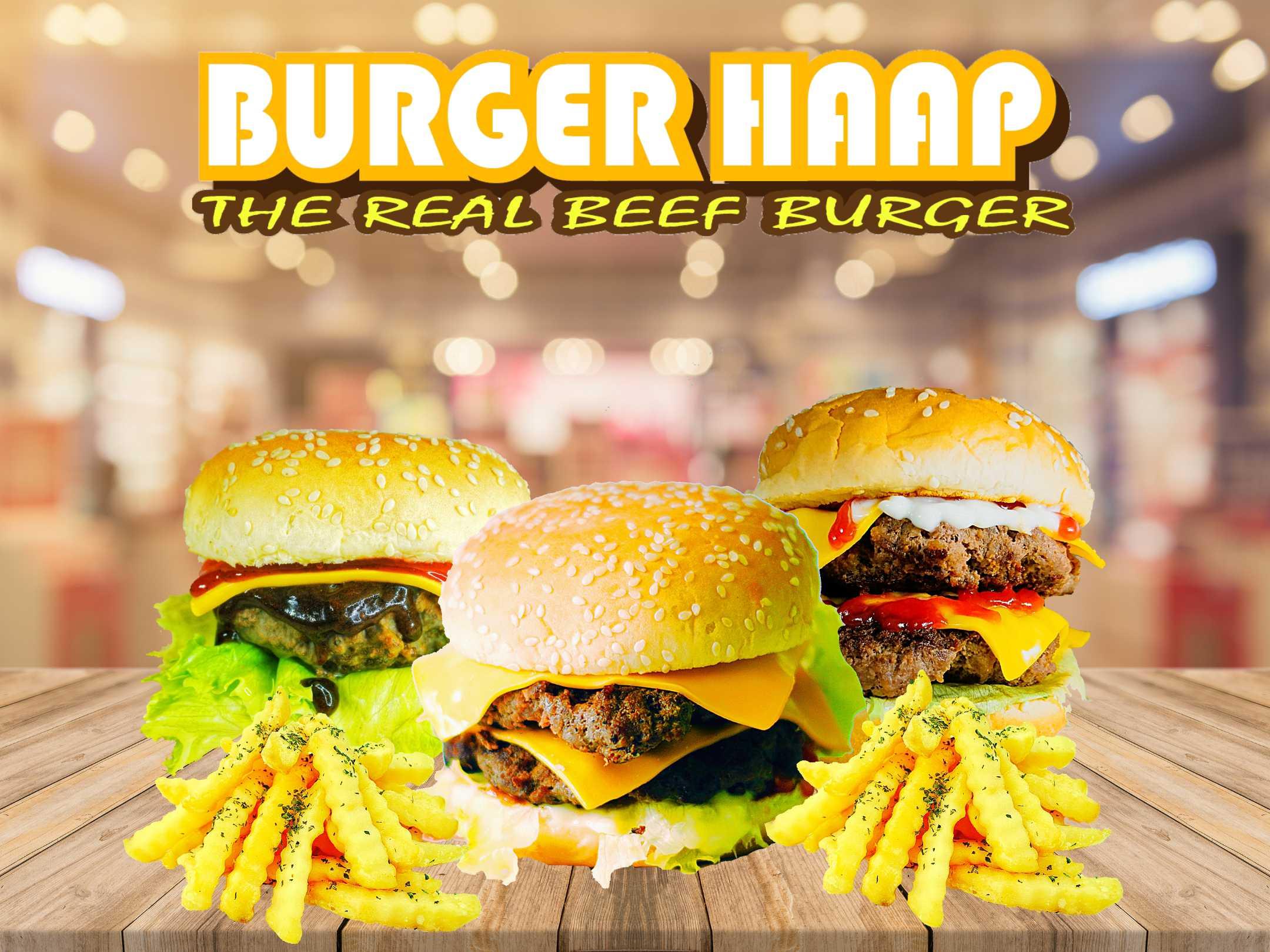 Burger Haap, mustika jaya