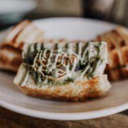 Roti Bakar Pastry Greentea