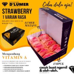 Kue Balok Strawberry Lumer   Vitamin A (1d). Boleh Dicoba Dulu Kak