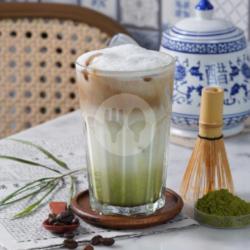 Dirty Matcha Latte