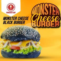 Monster Cheese Black Burger