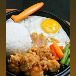 Rice Egg Dori Saus Padang