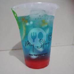 Blue Blood Mocktail