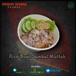 Chicken Rice Bowl Sambal Mattah