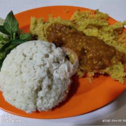 Ayam Kremes Penyet Besar Nasi Sambal Jontor