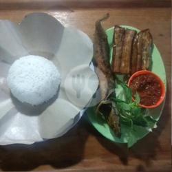 Nasi Lele Terong Goreng