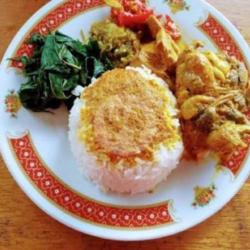 Nasi Ati Rempelo Ayam   Sayur