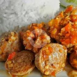 Nasi Sosis Sambal Dower