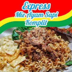 Mie Ayam Sapi Express Komplit