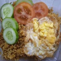 Nasi Goreng Telor Pisah