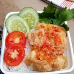 Ayam Geprek Sambel Bawang Nasi