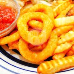 Paket Onion Ring, Franch Fries, Sausage