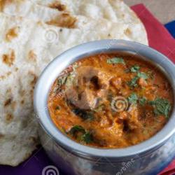 Plain Naan (5ps)   Mutton Curry