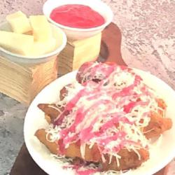 Pisang Keju Strawberry