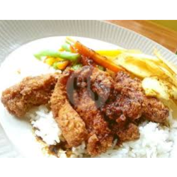 Nasi Bistik Ayam