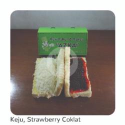 Roti Kasino 1/2 Keju Susu - 1/2 Strawberry Coklat Susu