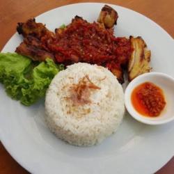 Nasi Rames Ayam Geprek