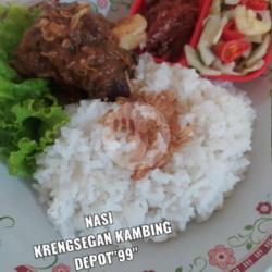 Nasi Krengsengan Kambing