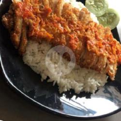 Nasi Katsu Geprek Mineral Gelas