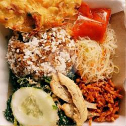 Nasi Tiwul   Urap Biasa