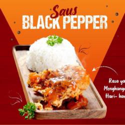 Nasi Ayam Saus Blackpepper