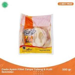 Dada Ayam Fillet Tanpa Tulang Tanpa Kulit 500gr