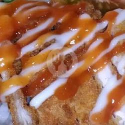 Chicken Katsu Saos Mayonaise   Nasi Putih