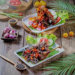 Nasi Bebek Bakar Bumbu Asap