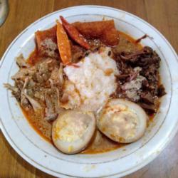 Bubur Gudeg Manggar Telor