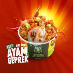 Ayam Geprek Rice Bowl