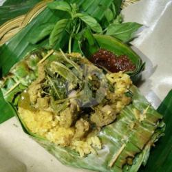 Nasi Bakar Tempe Jamur