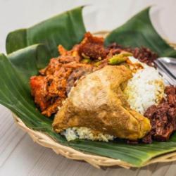 Nasi Bungkus Gudeg Krecek   Ayam Opor