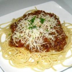 Spaghetti Bolognese Keju